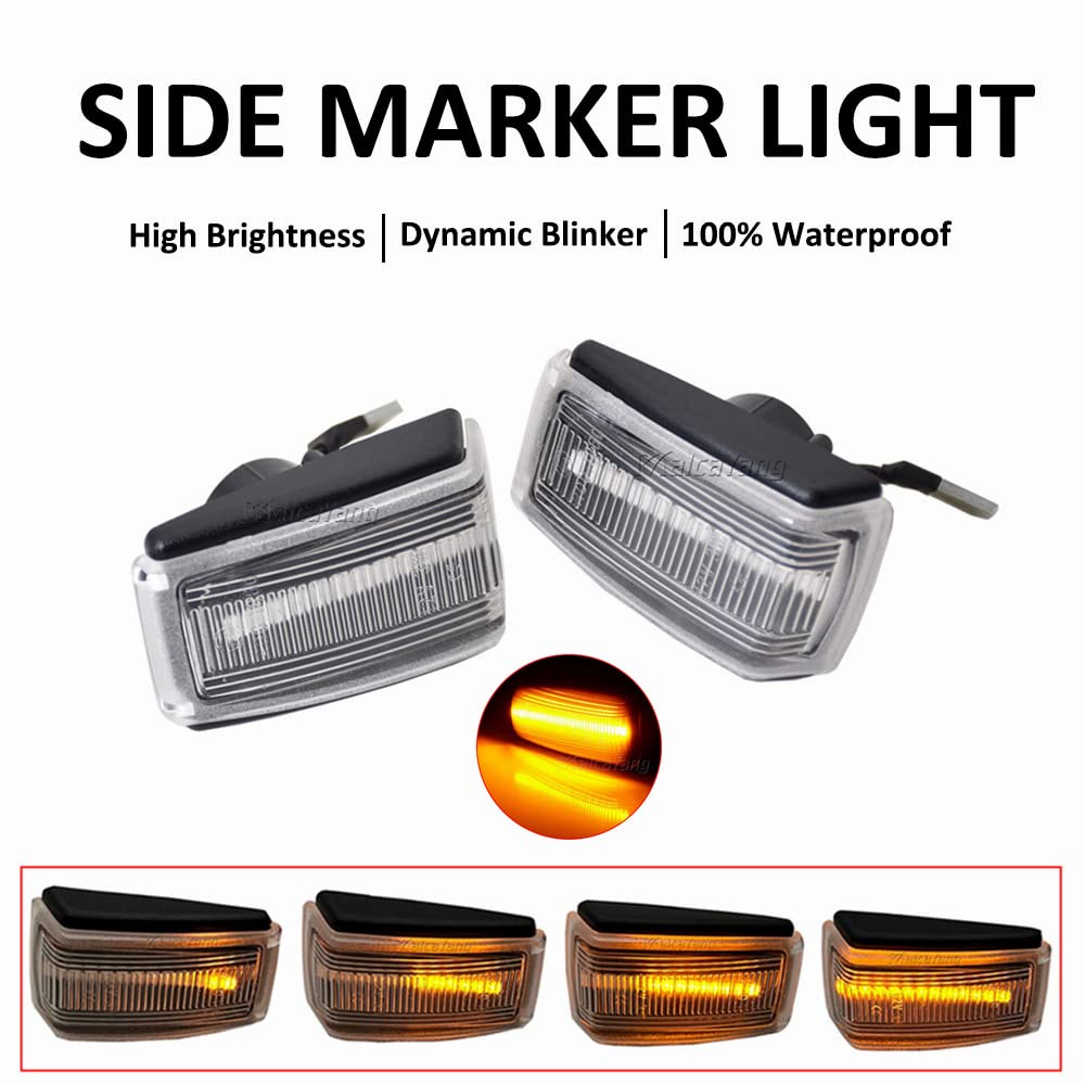 Amazon.com: Side Marker Lights Fender Indicator Dynamic LED Marker